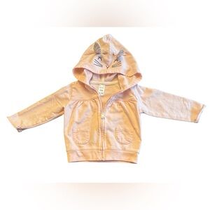 Carter's Light Pink Hoodie with Cute Ears